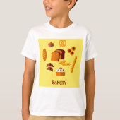 Bakkerij Thema Brood gebak en snoep T-shirt (Voorkant)