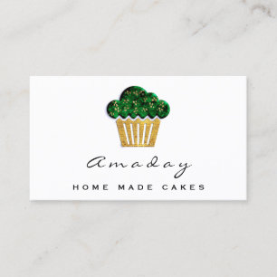 Bakkerij Thuis Made Cakes Logo Muffin Chicano Gree Visitekaartje