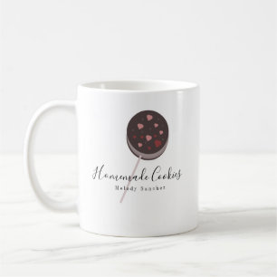 Bakkerij Thuisgemaakte Koekjes Biscuit Getekende W Koffiemok