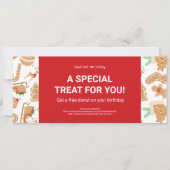 Bakkerij vakantie aanbieding Business Logo cadeaub (Voorkant)