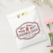 Bakkerij van mevrouw Claus' gemberkoek Bedankzakje (Gezegeld)