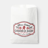 Bakkerij van mevrouw Claus' gemberkoek Bedankzakje (Voorkant)