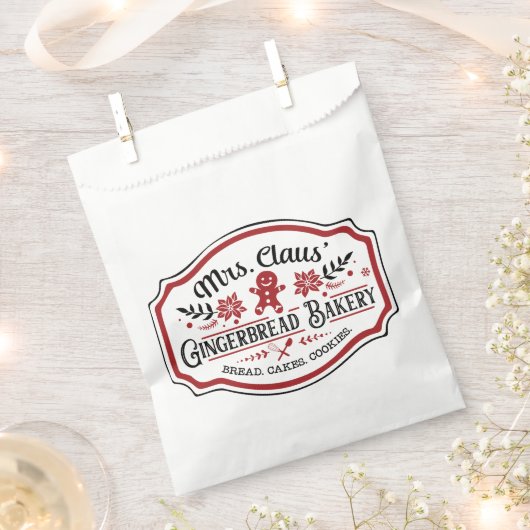 Bakkerij van mevrouw Claus' Gengiste Koek Bedankzakje (Geknipt)