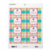 Bakkerij Verpakking Etiketten (Full Sheet)