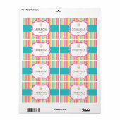 Bakkerij Verpakking Etiketten (Full Sheet)