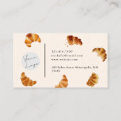 Bakkerij Verse Croissant Visitekaartje (Achterkant)