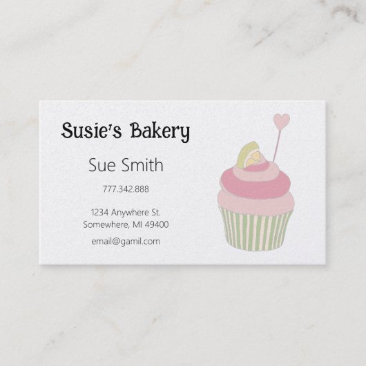 Bakkerij Visitekaartje - (Voorkant)