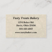 Bakkerij Visitekaartje (Achterkant)