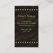 Bakkerij Visitekaartje cacaoe 2 (Achterkant)