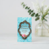 Bakkerij Visitekaartje Koekjes blauw (Staand voorkant)