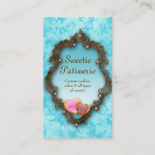 Bakkerij Visitekaartje Koekjes  blauw