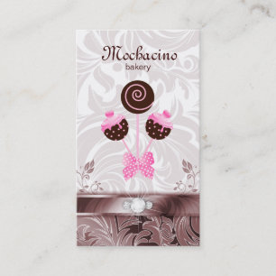 Bakkerij Visitekaartje Poppen Zwemelen Roze bruin