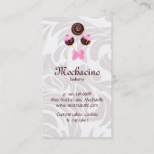 Bakkerij Visitekaartje Poppen Zwemelen Roze bruin (Achterkant)