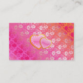 Bakkerij Visitekaartje schatkistkistkistkistgoud & (Achterkant)