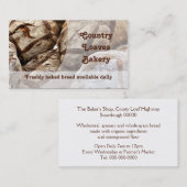 Bakkerij-visitekaartje Visitekaartje (Voorkant / Achterkant)