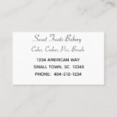 Bakkerij-Visitekaartje Visitekaartje (Achterkant)