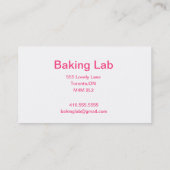 Bakkerij-Visitekaartje Visitekaartje (Achterkant)
