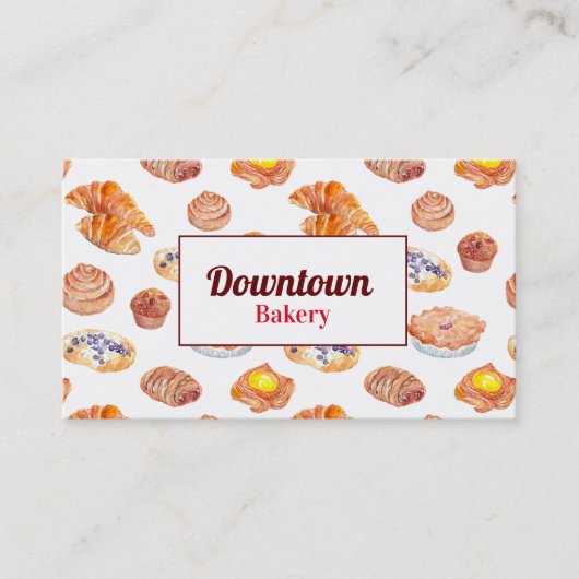 Bakkerij-visitekaartje Visitekaartje (Voorkant)