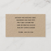 Bakkerij-Visitekaartje Visitekaartje (Achterkant)