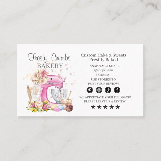 Bakkerij-Visitekaartje Visitekaartje (Voorkant)
