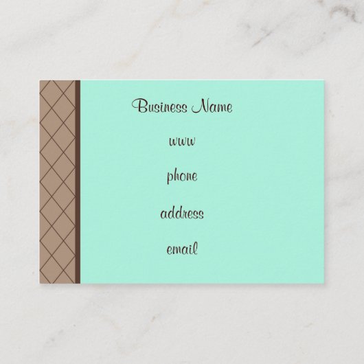 Bakkerij Visitekaartjes (Achterkant)