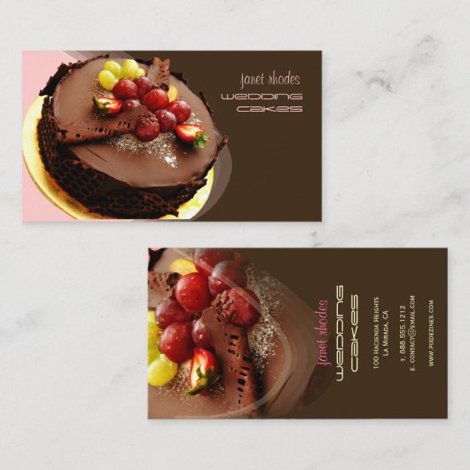 Bakkerij, visitekaartjes (Voorkant / Achterkant)