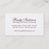 Bakkerij-Visitekaartjes Visitekaartje (Achterkant)