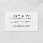 Bakkerij-Visitekaartjes Visitekaartje (Achterkant)