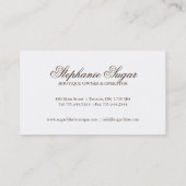 Bakkerij-Visitekaartjes Visitekaartje (Achterkant)