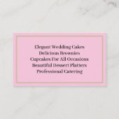 Bakkerij-Visitekaartjes Visitekaartje (Achterkant)