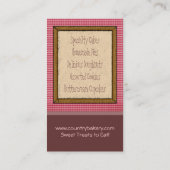 Bakkerij-Visitekaartjes Visitekaartje (Achterkant)