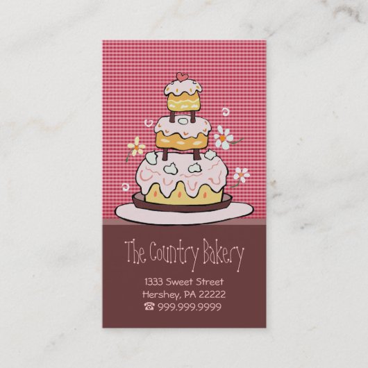 Bakkerij-Visitekaartjes Visitekaartje (Voorkant)