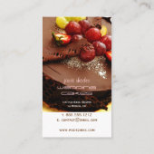 Bakkerij, visitekaartjes voor bakkerijen (Achterkant)