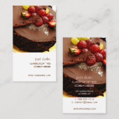 Bakkerij, visitekaartjes voor bakkerijen (Voorkant / Achterkant)