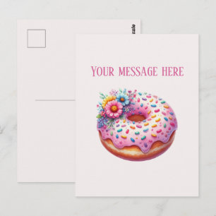 Bakkerij voeg bericht toe bedrijfsnaam bakkerij do briefkaart