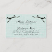  bakkerij voor bakkerij, girale munt visitekaartje (Achterkant)