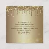 Bakkerij voor de bakkersindustrie vierkante visitekaartje (Achterkant)