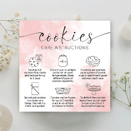 Bakkerij voor de handleiding voor cookies Hartelij Vierkante Visitekaartje