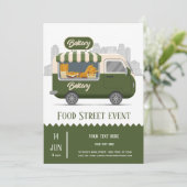 Bakkerij voor de straatbanketbakkersbranche kaart (Staand voorkant)