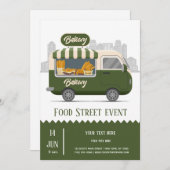 Bakkerij voor de straatbanketbakkersbranche kaart (Voorkant / Achterkant)