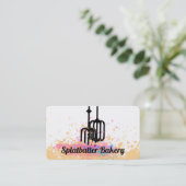 bakkerij voor eiboetsbakkerijen met elektrische me visitekaartje (Staand voorkant)