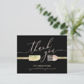 Bakkerij voor gebak bedankt briefkaart (Staand voorkant)