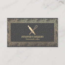Bakkerij voor goudhoudende goudstaven visitekaartje