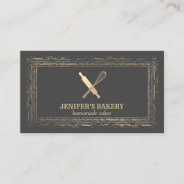 Bakkerij voor goudhoudende goudstaven visitekaartje