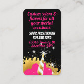 Bakkerij voor goudwolken, eenhoornkap visitekaartje (Achterkant)