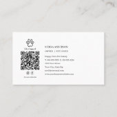 Bakkerij voor honden lekkernijen QR Code Visitekaartje (Achterkant)