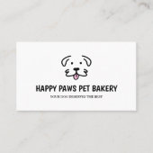 Bakkerij voor honden lekkernijen QR Code Visitekaartje (Voorkant)
