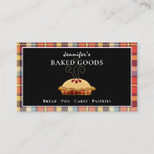 bakkerij voor huisbakkerswaren visitekaartje (Voorkant)