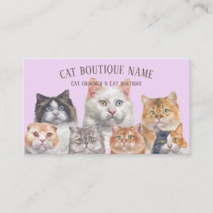 Bakkerij voor kattenbrokjes Natuurlijke Snacks Visitekaartje
