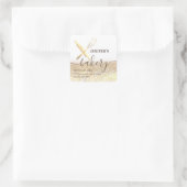 Bakkerij voor rolspellen van glitterij en zogenaam vierkante sticker (Tas)